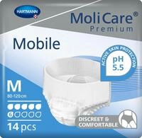 MoliCare premium Mobile 6 Tropfen Inkontinenzhosen | Gr&ouml;&szlig;e M | 14 St.