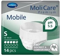 MoliCare premium Mobile 5 Tropfen Inkontinenzhosen | Gr&ouml;&szlig;e S | 14 St.