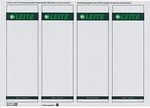 Leitz PC-beschriftbare R&uuml;ckenschilder selbstklebend f&uuml;r Standard- und