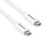 StarTech 50cm Passives Thunderbolt 3 Kabel, 40Gbps, 100W PD, 5K, Wei&szlig; | USB-C,