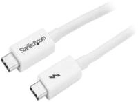StarTech 1m Passives Thunderbolt 3 Kabel, 20Gbps, 100W PD, 4K, Wei&szlig; | USB-C,