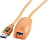 Tether Tools – USB-Kabel TetherPro USB 3.0, Aktive Verlängerung, 5 m, orange