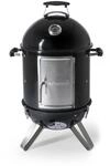 Barbecook Oskar S R&auml;ucherofen Holzkohle, Smoker Grill mit r&auml;ucherhaken und