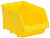 h&uuml;nersdorff Sichtbox / Stapelbox / Lagerbox in Gr&ouml;&szlig;e 3, stapelbar, Farbe: Gelb