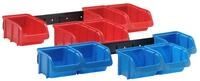 h&uuml;nersdorff 656820 Sichtboxen-Set, 2 x Kunststoffschiene, 5 x Gr&ouml;&szlig;e 1, 5 x...
