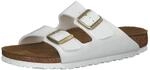 Birkenstock Classic 1005294 Arizona Birko-Flor, Damen Pantoletten, Wei&szlig; (Weiss
