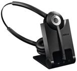 Jabra Pro 920 DECT Kabelloses On-Ear Stereo Headset - HD Voice und Noise Cancelling -
