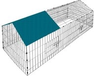 CADOCA&reg; Freilaufgehege 180x75x75cm Sonnenschutz Auslauf Garten Kaninchenstall
