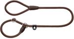HUNTER Retriever-Hundeleine FREESTYLE, Farbe: braun, integrierte Halsung, stufenlos