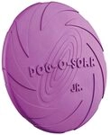 TRIXIE Dog Disc - robustes Hundespielzeug aus Gummi zum Apportieren - &oslash; 15 cm,