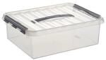 Sunware 79500017 - Aufbewahrungsbox &bdquo;the q-line, 10 Liter, mit Deckel, transparent,
