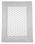 Alvi Krabbeldecke 100x135 cm Stars silber 608-9