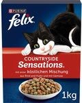 FELIX Meaty Sensations Katzenfutter Rind und Huhn mit Gem&uuml;se, 5 x 1kg | Katzenfutter