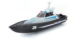 Bauer Spielwaren M82196 Tech R/C Polizeiboot: Ferngesteuertes Spielzeugboot im