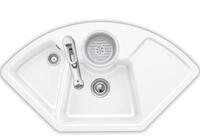 Villeroy & Boch Solo Eck Wei&szlig; (alpin) - 6708 01 R1 Keramiksp&uuml;le...