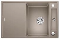 BLANCO AXIA III 45 S | Granitsp&uuml;le aus SILGRANIT tartufo | Einbauart: Einbau von
