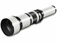 Walimex pro 650-1300mm 1:8-16 CSC Teleobjektiv für Nikon F - Manueller Fokus,