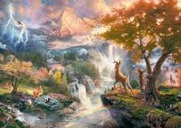 Schmidt Spiele 59486 Thomas Kinkade, Disney, Bambi, 1000 Teile Puzzle