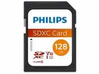 Philips Ultra Speed SDXC Card 128 GB UHS-I U1, Lesegeschwindigkeit bis zu 80 MB/s,