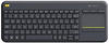 Logitech K400 Plus Kabellose Touch-TV-Tastatur mit integriertem Touchpad, Englishes