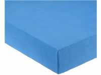 Pinolino 540004-1 - Spannbetttuch für Wiegen, Jersey, blau