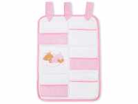 Babybetttasche von Sleeping Bear in 7 Farben, Farbe:Rosa