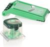 Genius Nicer Dicer Chef Speed Slicer verstellbarer Hobel inkl. Handy Hopper (2 Teile)