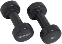 Schildkr&ouml;t Vinyl Hantel Set, 2 x 3,0 kg, Anthrazit, in 4-Farb Karton, 960007