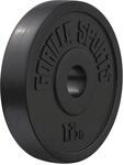 GORILLA SPORTS&reg; Hantelscheiben 30 mm, 1,25&ndash;30 kg, Kunststoff, Einzel/Set