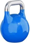 GORILLA SPORTS&reg; Competition Kettlebell 8&ndash;40 kg, Massivstahlguss, 9 Farben