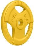 GORILLA SPORTS&reg; Hantelscheiben 1,25&ndash;25 kg/30-kg-Set, 50 mm, Gummi, 3 Griffe 