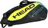 HEAD Unisex Extreme 9R Supercombi Tennisschlägertasche, Schwarz/Gelb/Blau,
