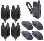 Fox Micron RX+ 4 Rod Set - 4 Bissanzeiger + 1 Receiver zum Karpfenangeln,