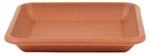 greemotion Blumentopfuntersetzer Jana in Terracotta - Blumen-Untersetzer eckig f&uuml;r