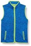 Playshoes Fleece Weste Unisex Kinder Outdoor-Oberteil, blau Strickfleece, 80