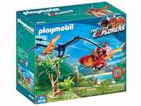 PLAYMOBIL Dinos 9430 Helikopter mit Flugsaurier, Ab 4 Jahren