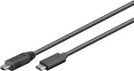 Goobay 67989 USB 2.0 Mini Typ B auf USB C Kabel 480 Mbits / Mini B USB zu USB A