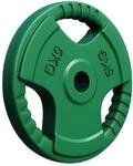 GORILLA SPORTS&reg; Hantelscheiben 1,25&ndash;30 kg, 30 mm, Gusseisen, Gummi-Griffe