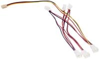 InLine 33436 L&uuml;fter Adapterkabel, 3pol Molex Buchse an 6x 3pol Molex Stecker, 1