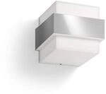 PHILIPS Shovel Au&szlig;en-Wandleuchte, Outdoor-Lampe, Edelstahl | IP44 Wetterfest,