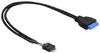 DeLock Kabel USB 3.0 Pinheader Bu> 2.0 - Kabel - Digital/Daten, 83792