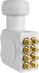 Megasat HD-Profi Octo LNB &ndash; f&uuml;r 8 Teilnehmer, Universal &ndash; Wei&szlig;
