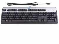 HP Standardtastatur 2004 Tastatur USB 105 Tasten MS WXP Schwarz-Silber