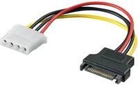 goobay Wentronic 93634 Internes Stromadapterkabel (5,25 Zoll Kupplung auf S-ATA