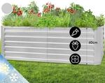 blumfeldt Hochbeet aus Metall, Wetterfestes Stahlblech-Hochbeet f&uuml;r Balkon & Garten,