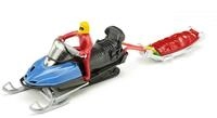 siku 1684, Snowmobil mit Rettungsschlitten, Metall/Kunststoff, Multicolor, Mit...