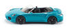 siku 1523, Porsche 911 Turbo S Cabrio, Metall/Kunststoff, Blau, Spielzeugauto für