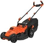 BLACK+DECKER Rasenm&auml;her Akku Rasenm&auml;her Elektro mit Fahrradlenker-Griff...