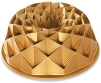Nordic Ware Gugelhupf Jubilee, gold, filigranem Design, Aluminium, Antihaft, NW 88377