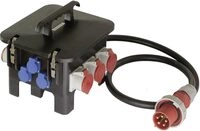 as - Schwabe Baustromverteiler &ndash; CEE-Stecker 400V/63A/5-polig, ca. 43 kW -